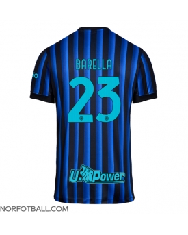 Billige Fotballdrakt Inter Milan Nicolo Barella #23 Replika Hjemmedrakt 2025-26 Kortermet